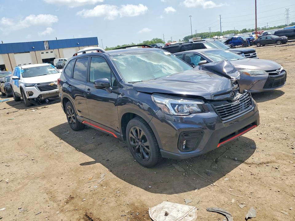 2019 Subaru Forester VIN JF2SKAPCXKH473421 COPART salvage auction — FRONT END, Mi - Certificate Of Title, sold $5,200 on 2026-07-17 (photo 4)
