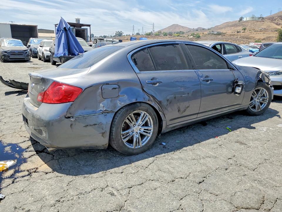 2013 Infiniti G VIN JN1CV6AP8DM304286 COPART salvage auction — FRONT END, Ca - Salvage Certificate, sold $550 on 2026-07-30 (photo 3)