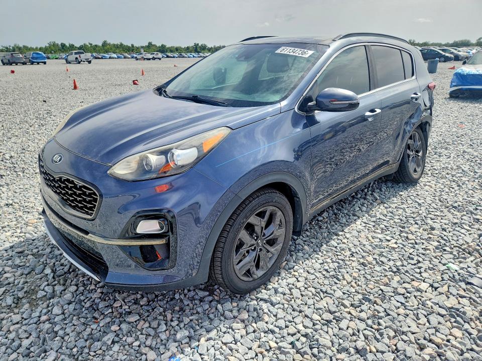 2020 Kia Sportage VIN KNDP63AC4L7677507 COPART salvage auction — FRONT END, Fl - Certificate Of Destruction, sold $3,850 on 2026-07-28 (photo 1)