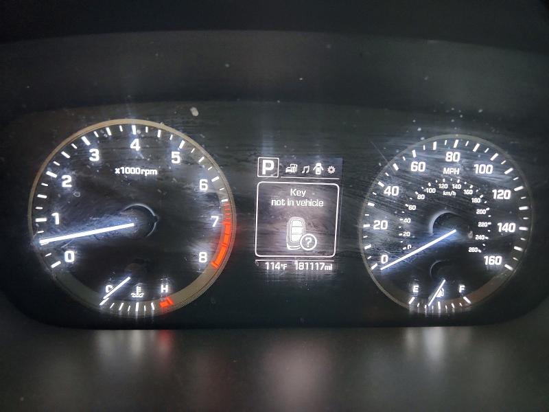 2016 Hyundai Sonata VIN 5NPE34AF1GH419821 COPART salvage auction — MECHANICAL, Az - Certificate Of Title, sold $1,200 on 2026-07-29 (photo 9)