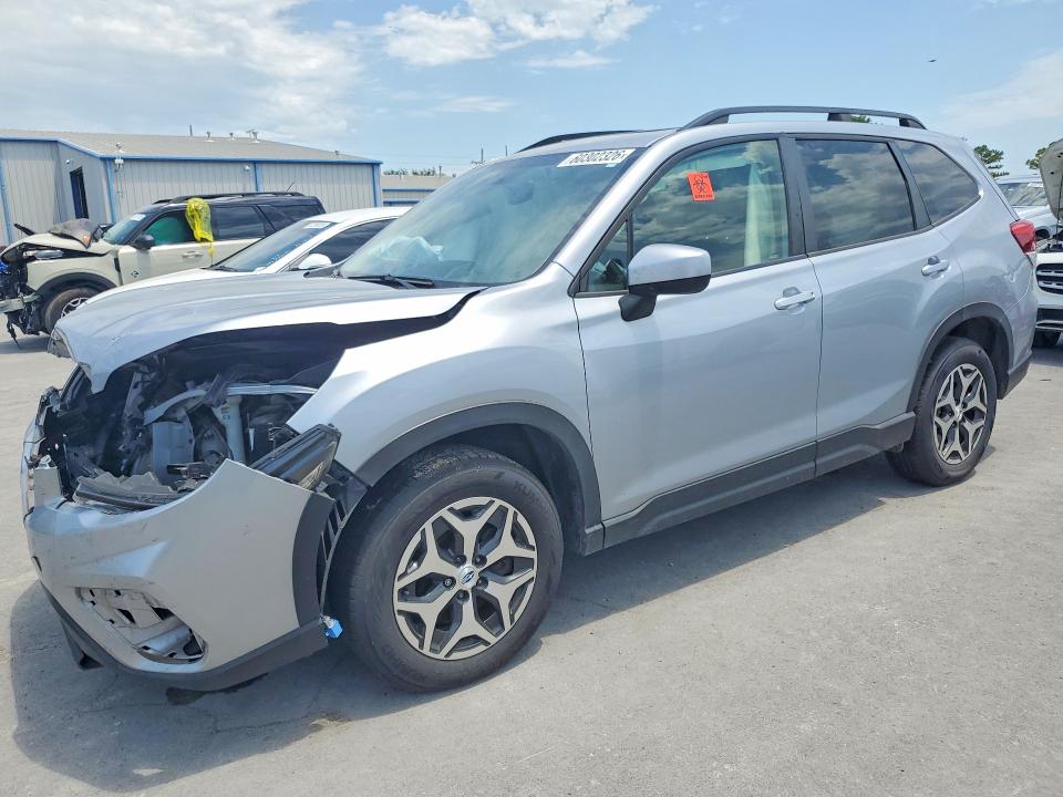 2019 Subaru Forester VIN JF2SKAEC2KH525093 COPART salvage auction — FRONT END, Ok - Cert Of Title-Salvage, sold $1,300 on 2026-07-22 (photo 1)