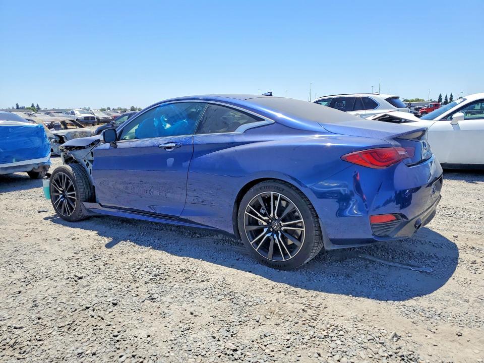 2018 Infiniti Q60 VIN JN1EV7EK0JM340479 COPART salvage auction — FRONT END, Ca - Salvage Certificate, sold $4,050 on 2026-07-16 (photo 2)
