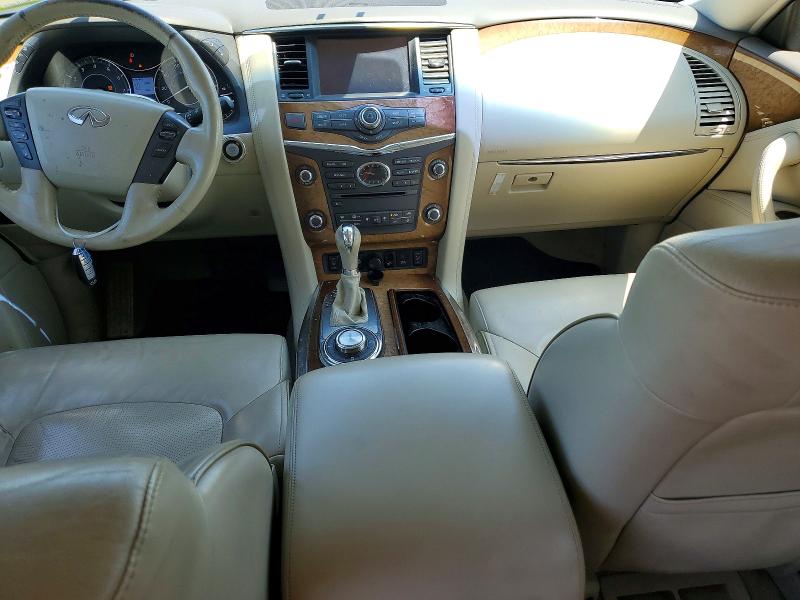 2014 Infiniti Qx80 VIN JN8AZ2NC0E9352303 COPART salvage auction — MINOR DENT/SCRATCHES, NJ - CERTIFICATE OF TITLE, sold $150 on 2026-07-30 (photo 8)