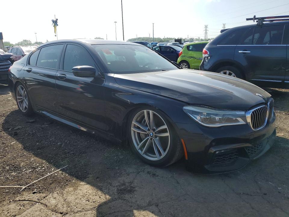 2016 BMW 7er VIN WBA7F2C55GG420836 COPART salvage auction — FRONT END, Va - Dealer Only Clean Title (P), sold $7,200 on 2026-07-27 (photo 4)