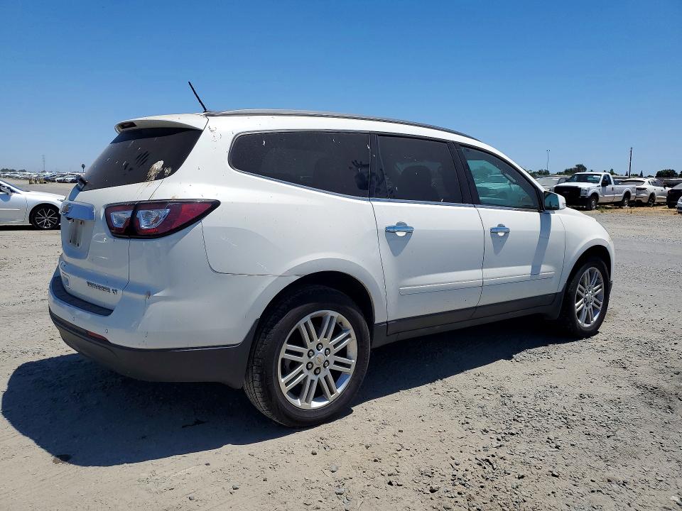 2015 Chevrolet Traverse VIN 1GNKRGKD6FJ262638 COPART salvage auction — NORMAL WEAR, Ca - Dis/Dlr/Exp Only Clean Title, sold $725 on 2026-07-23 (photo 3)
