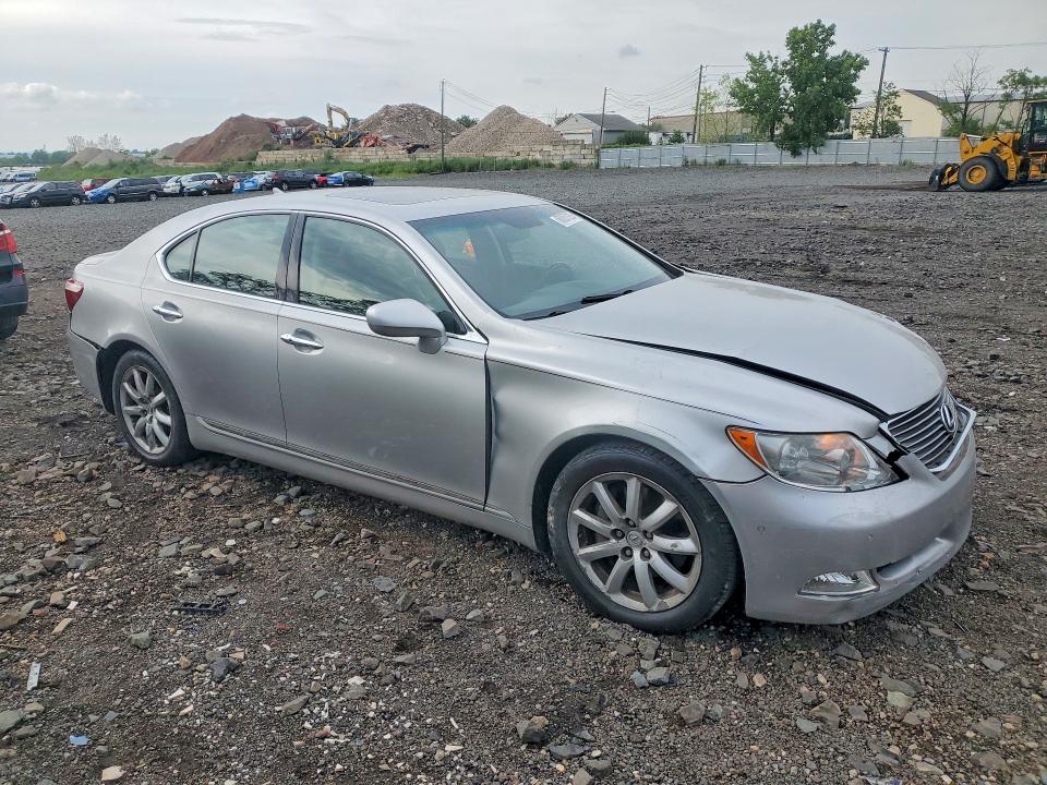 2007 Lexus Ls 460 VIN JTHBL46F175045978 COPART salvage auction — FRONT END, NY - MV-907A SALVAGE CERTIFICATE, sold $425 on 2026-07-23 (photo 4)