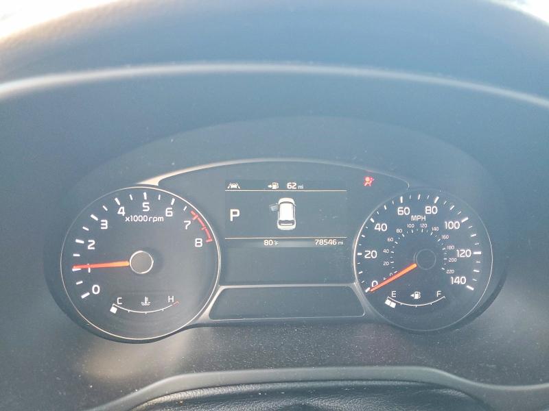 2017 Kia Soul VIN KNDJP3A58H7439008 COPART salvage auction — FRONT END, Ca - Salvage Certificate, sold $1,100 on 2026-07-30 (photo 9)