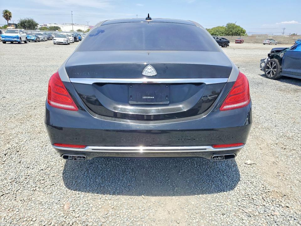 2016 Mercedes-benz S-klasse VIN WDDUX7GBXGA233813 COPART salvage auction — FRONT END, Ca - Dis/Dlr/Exp Only Clean Title (P), sold $12,600 on 2026-08-07 (photo 6)