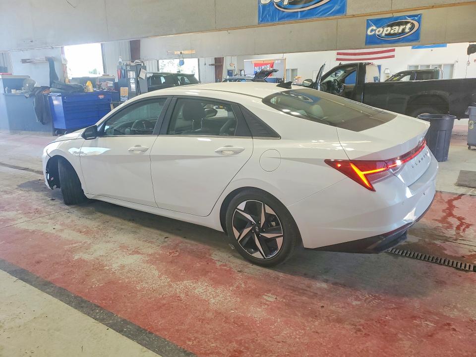2023 Hyundai Elantra VIN KMHLN4AJ9PU090230 COPART salvage auction — SIDE, NY - MV-907A SALVAGE CERTIFICATE, sold $6,400 on 2026-07-20 (photo 2)