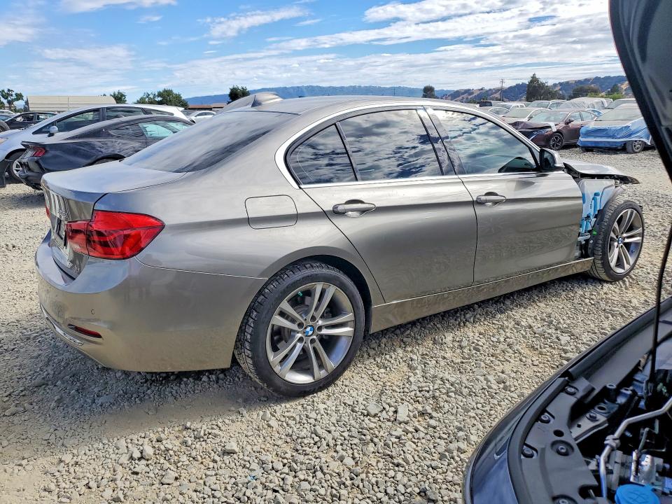 2016 BMW 3 series VIN WBA8E9G5XGNT45430 COPART salvage auction — FRONT END, CA - SALVAGE CERTIFICATE, sold $2,950 on 2026-08-11 (photo 3)