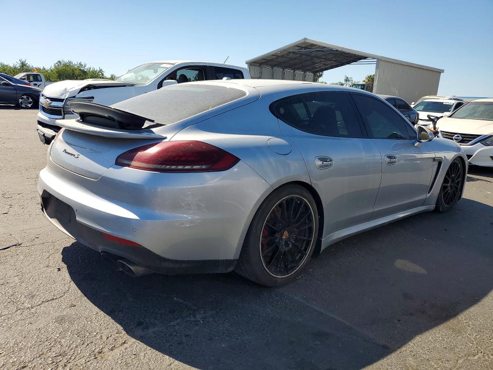 2014 Porsche Panamera VIN WP0AB2A77EL055945 COPART salvage auction — MECHANICAL, TX - DIS/DLR/EXP ONLY CLEAN TITLE, sold $4,000 on 2026-07-28 (photo 3)