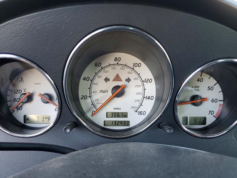 2001 Mercedes-benz Slk-class VIN WDBKK49F21F172755 COPART salvage auction — FRONT END, Ca - Salvage Certificate, sold $375 on 2026-07-20 (photo 9)