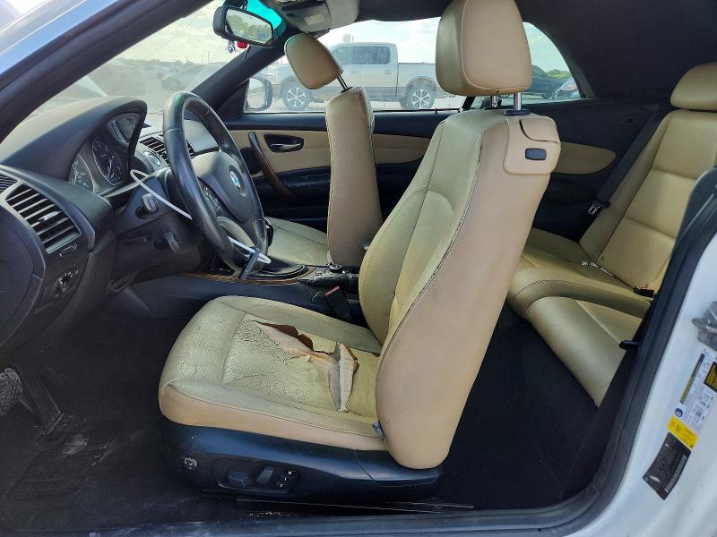 2010 BMW 1 series VIN WBAUN1C54AVH81819 COPART salvage auction — SIDE, TX - SALVAGE VEHICLE TITLE (P), sold $800 on 2026-07-16 (photo 7)