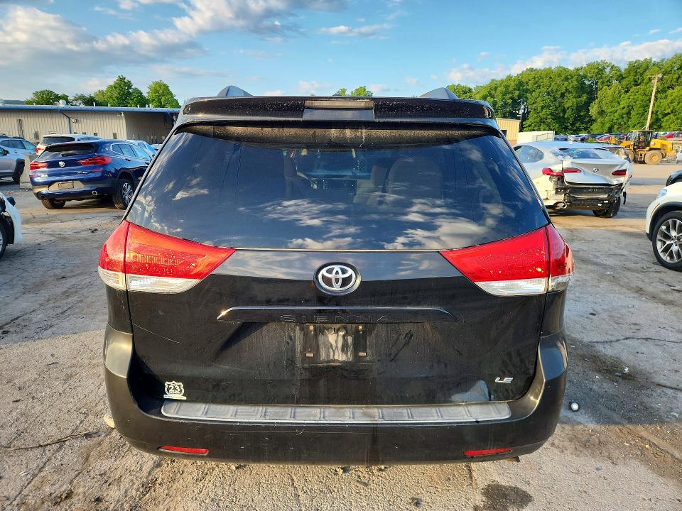 2011 Toyota Sienna VIN 5TDKK3DC8BS094136 COPART salvage auction — MINOR DENT/SCRATCHES, NY - CERTIFICATE OF TITLE, sold $825 on 2026-07-17 (photo 6)