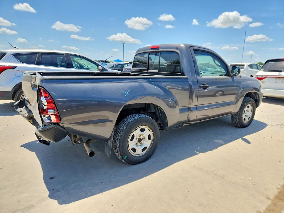 2011 Toyota Tacoma VIN 5TFNX4CN9BX005031 COPART salvage auction — REAR END, Tx - Salvage Vehicle Title, sold $3,700 on 2026-07-16 (photo 3)