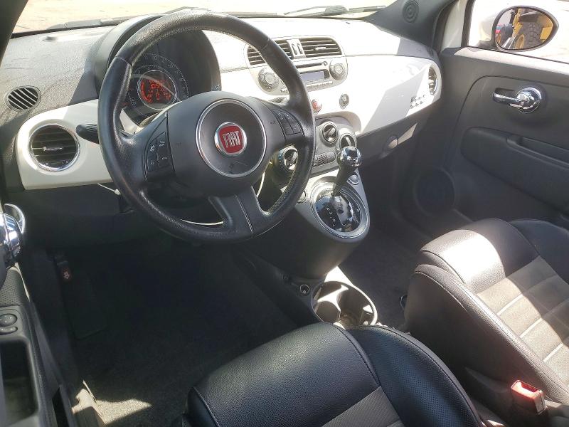 2013 Fiat 500 VIN 3C3CFFBR4DT629221 COPART salvage auction — FRONT END, Oh - Cert Of Title-Salvage, sold $1,100 on 2026-08-10 (photo 8)