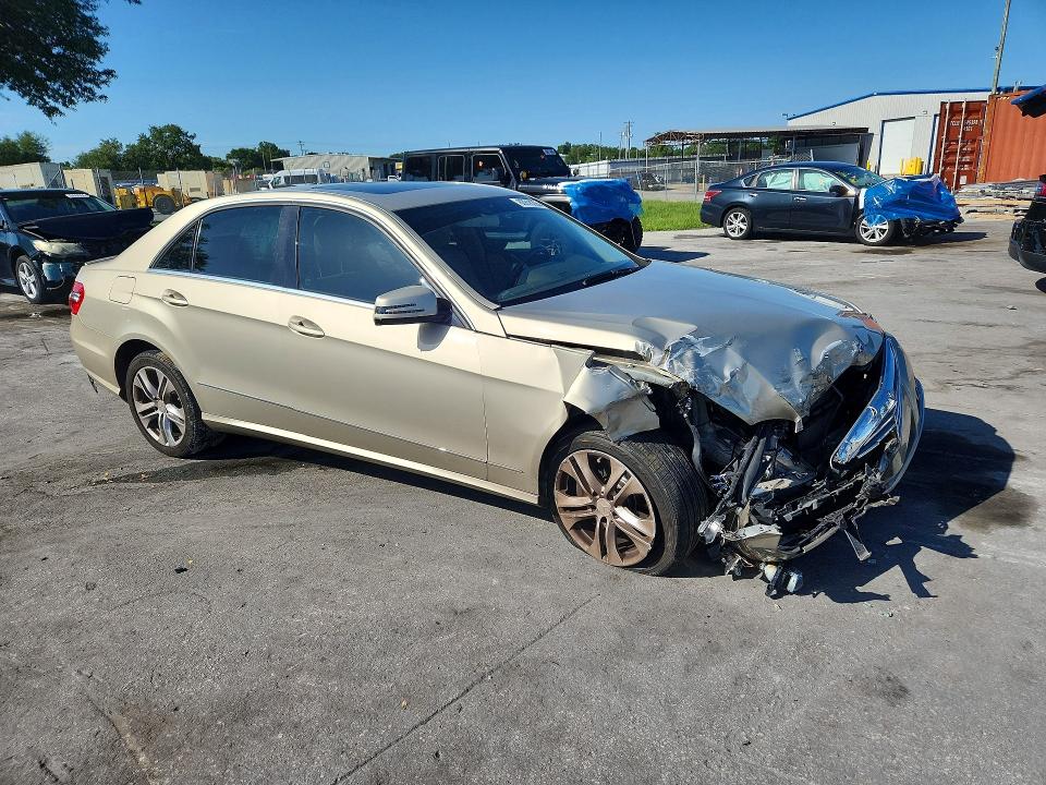 2010 Mercedes-benz E-klasse VIN WDDHF5GB0AA036178 COPART salvage auction — FRONT END, Fl - Cert Of Title Slvg Rebuildable, sold $700 on 2026-08-13 (photo 4)