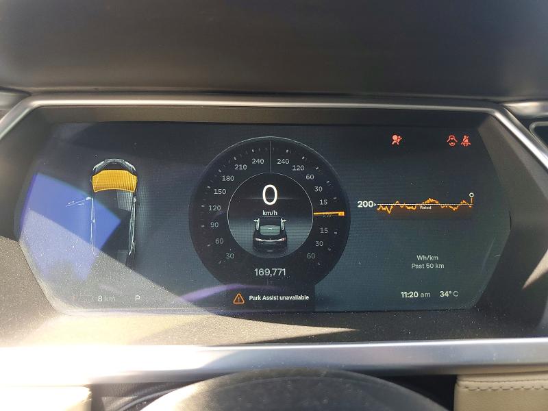 2014 Tesla Model s VIN 5YJSA1S15EFP38189 COPART salvage auction — FRONT END, On - Permit No Brand - Unfit, sold $250 on 2026-07-28 (photo 9)