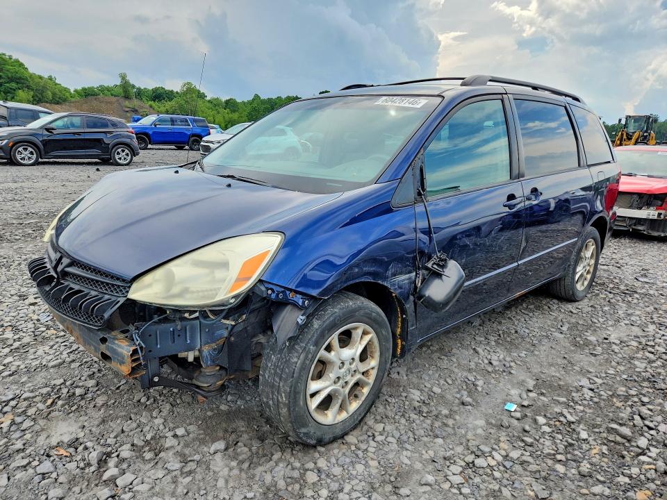 2005 Toyota Sienna VIN 5TDBA23C95S053968 COPART salvage auction — FRONT END, Pa - Certificate Of Salvage, sold $400 on 2026-07-29 (photo 1)