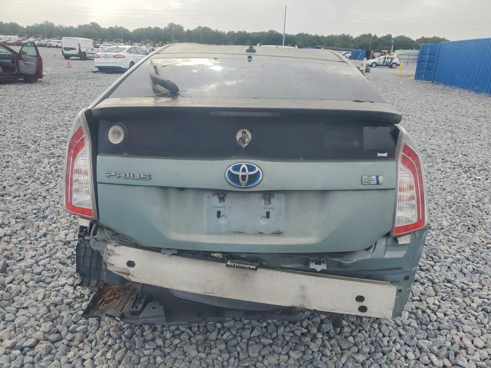 2015 Toyota Prius VIN JTDKN3DUXF1951804 COPART salvage auction — REAR END, FL - CERTIFICATE OF TITLE (P), sold $700 on 2026-07-24 (photo 6)