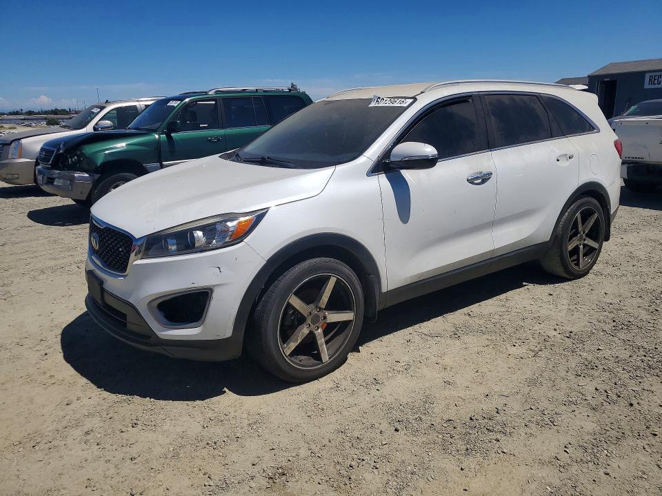 2016 Kia Sorento VIN 5XYPG4A3XGG035093 COPART salvage auction — FRONT END, Ca - Dis/Dlr/Exp App For Dup Clean, sold $950 on 2026-07-09 (photo 1)