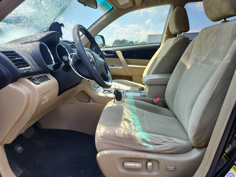 2012 Toyota Highlander VIN JTEBC3EH1C2009911 COPART salvage auction — FRONT END, CT - CERTIFICATE OF TITLE, sold $450 on 2026-07-28 (photo 7)