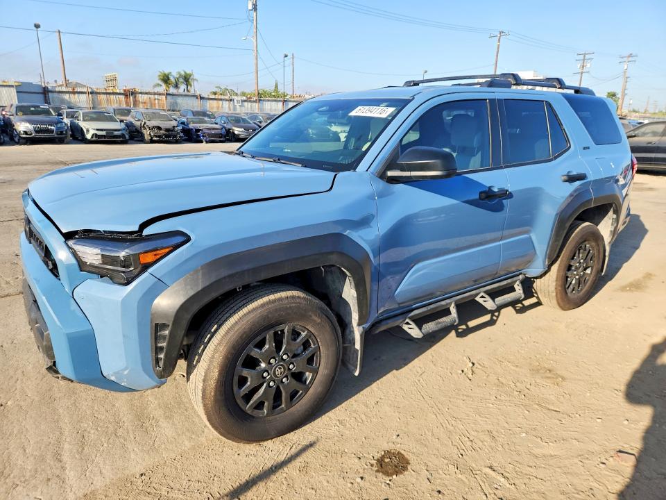 2025 Toyota 4runner VIN JTEVA5AR6S5006173 COPART salvage auction — FRONT END, TX - DIS/DLR/EXP ONLY SALVAGE TITLE (P), sold $28,250 on 2026-07-29 (photo 1)