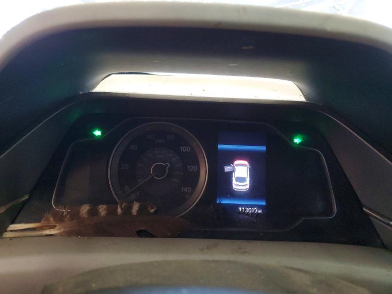 2020 Hyundai Ioniq VIN KMHC65LC6LU242735 COPART salvage auction — ROLLOVER, WA - BILL OF SALE, sold $475 on 2026-07-24 (photo 9)