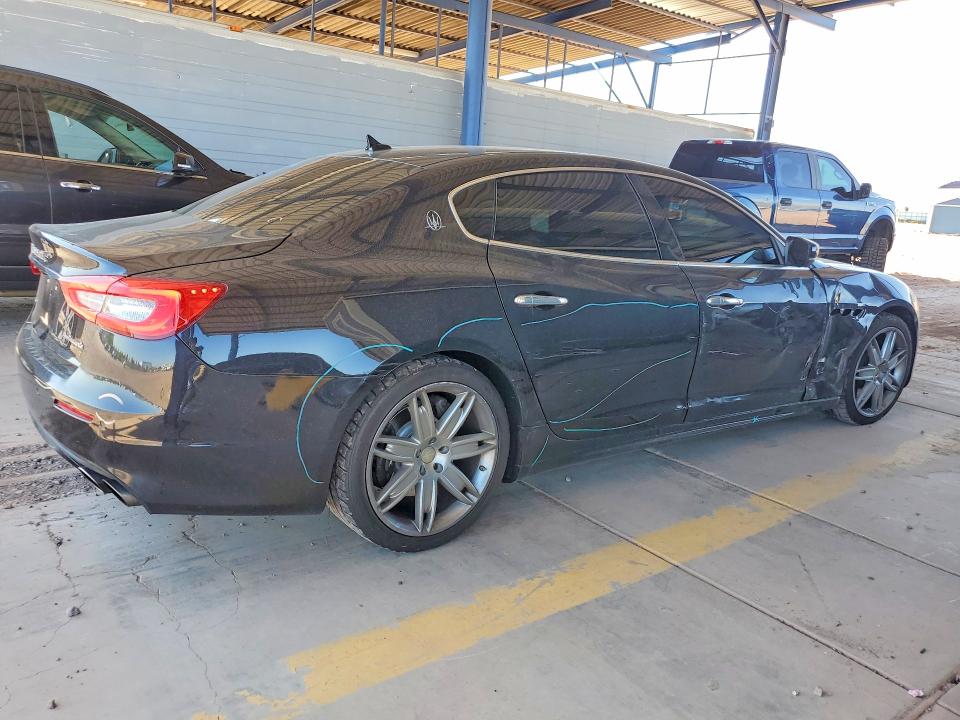 2018 Maserati Quattroporte VIN ZAM56YPL1J1259865 COPART salvage auction — SIDE, AZ - CERT OF TITLE - SALVAGE, sold $7,800 on 2026-08-04 (photo 3)