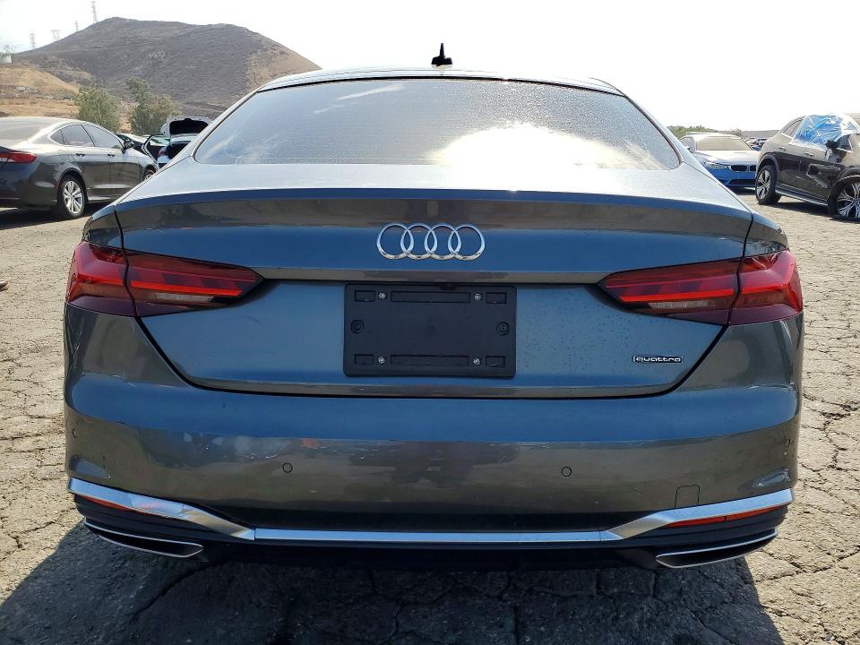 2023 Audi A5 VIN WAUDACF54PA008820 COPART salvage auction — SIDE, Ca - Salvage Certificate, sold $17,100 on 2026-08-17 (photo 6)
