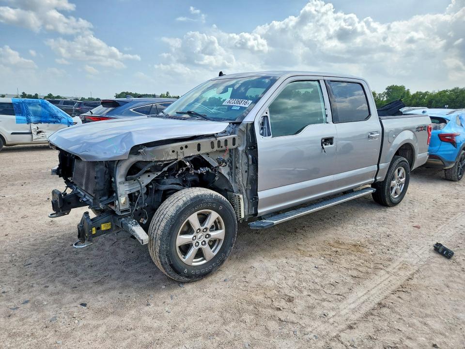 2020 Ford F-150 VIN 1FTEW1E5XLFA98180 COPART salvage auction — FRONT END, TX - SALVAGE VEHICLE TITLE (P), sold $9,700 on 2026-07-31 (photo 1)