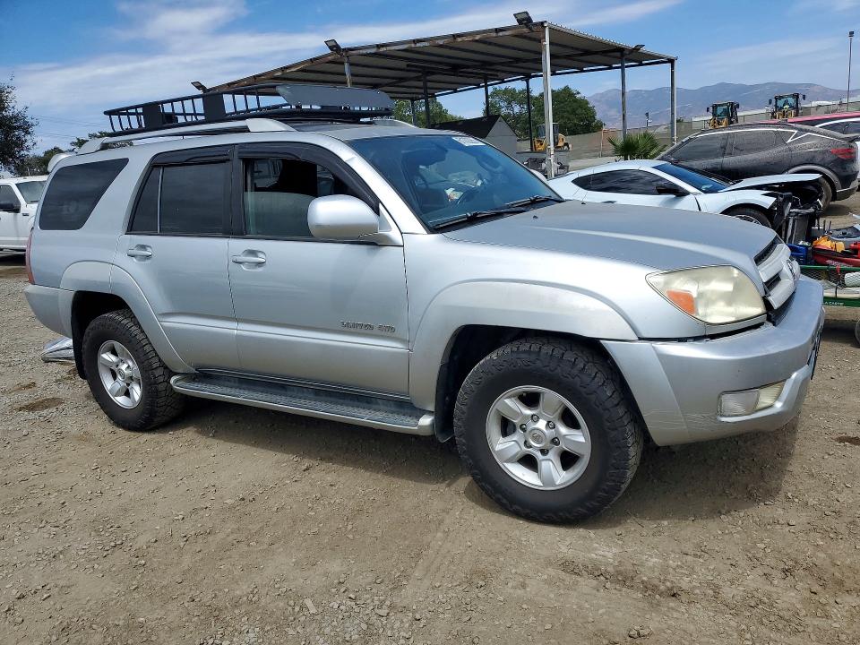 2003 Toyota 4runner VIN JTEBT17RX30003191 COPART salvage auction — FRONT END, CA - DIS/DLR/EXP ONLY CLEAN TITLE, sold $3,700 on 2026-07-24 (photo 4)