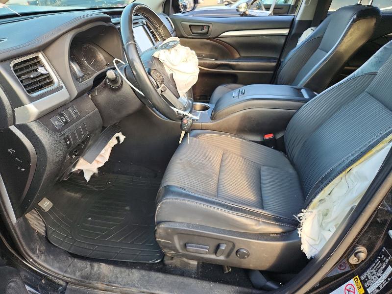 2019 Toyota Highlander VIN 5TDBZRFH6KS702260 COPART salvage auction — FRONT END, Ny - Certificate Of Title, sold $3,800 on 2026-07-18 (photo 7)