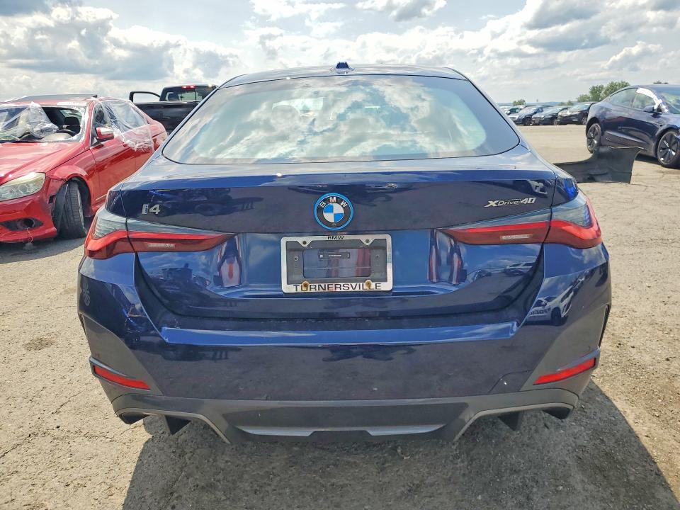2024 BMW I4 VIN WBY83FB08RFR86087 COPART salvage auction — WATER/FLOOD, Pa - Cert Of Salvage-W=Flood Veh, sold $14,900 on 2026-08-28 (photo 6)