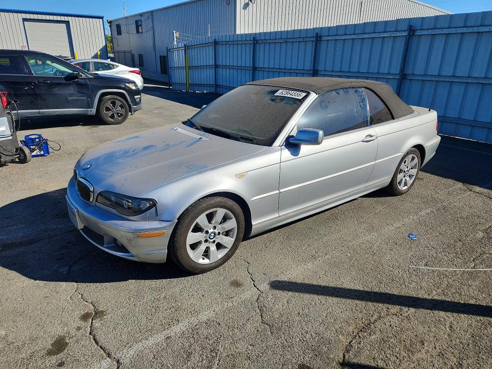 2005 BMW VIN WBABW334X5PL38055 COPART salvage auction — VANDALISM, Ca - Salvage Certificate, sold $150 on 2026-08-14 (photo 1)
