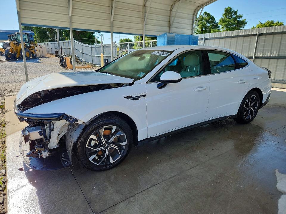 2025 Hyundai Sonata VIN KMHL64JA6SA457219 COPART salvage auction — FRONT END, Az - Cert Of Title - Salvage, sold $30 on 2026-07-27 (photo 1)