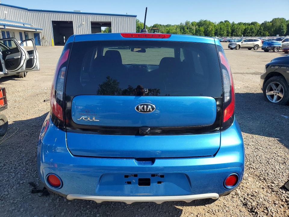 2019 Kia Soul VIN KNDJP3A59K7657353 COPART salvage auction — VANDALISM, NY - MV-907A SALVAGE CERTIFICATE, sold $375 on 2026-07-27 (photo 6)