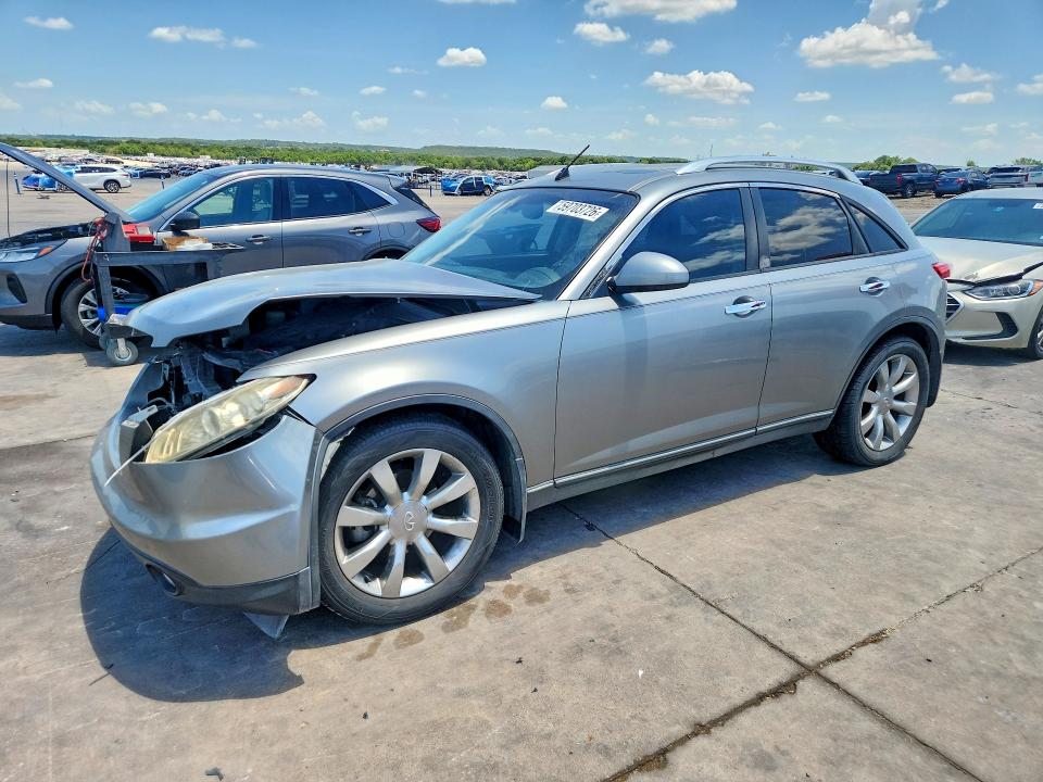 2004 Infiniti Fx35 VIN JNRAS08U74X108425 COPART salvage auction — FRONT END, TX - SALVAGE VEHICLE TITLE (P), sold $200 on 2026-07-13 (photo 1)