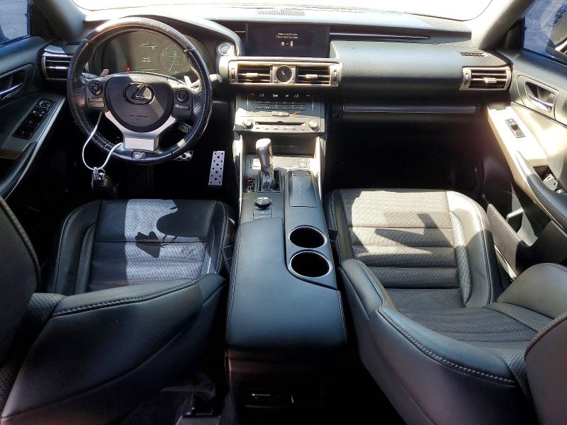2016 Lexus Is 200t VIN JTHBA1D20G5007002 COPART salvage auction — REAR END, CA - DIS/DLR/EXP ONLY CLEAN TITLE, sold $10,200 on 2026-08-12 (photo 8)