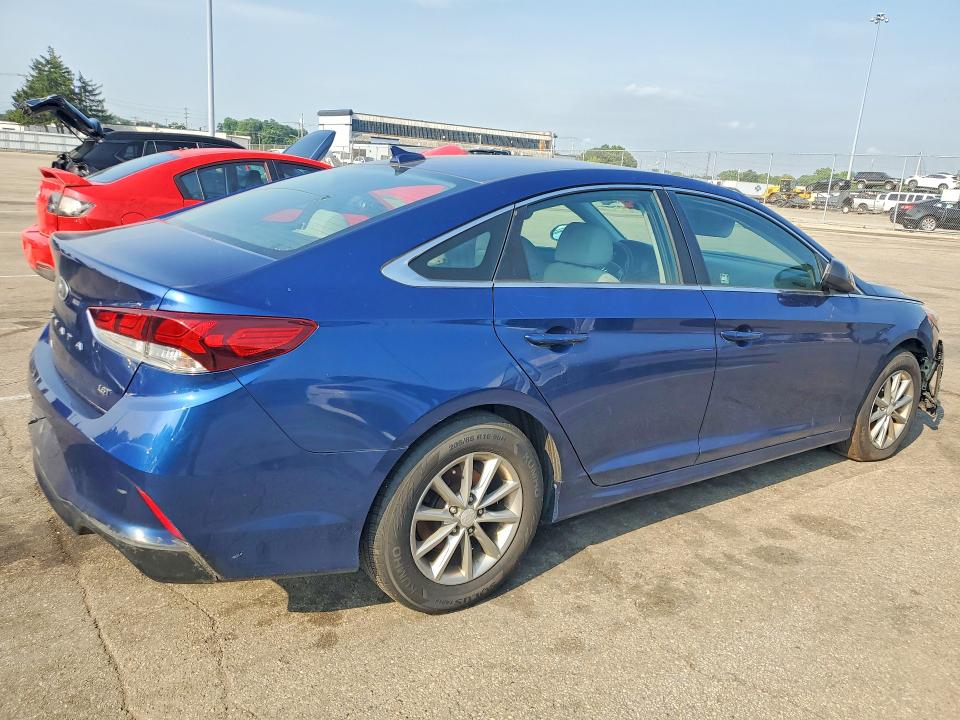 2018 Hyundai Sonata VIN 5NPE24AA5JH720106 COPART salvage auction — FRONT END, Oh - Certificate Of Title (P), sold $2,850 on 2026-07-21 (photo 3)