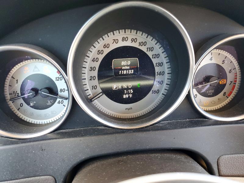 2013 Mercedes-benz C-klasse VIN WDDGF4HB4DA851587 COPART salvage auction — SIDE, Ca - Dis/Dlr/Exp Only Clean Title, sold $1,200 on 2026-08-07 (photo 9)