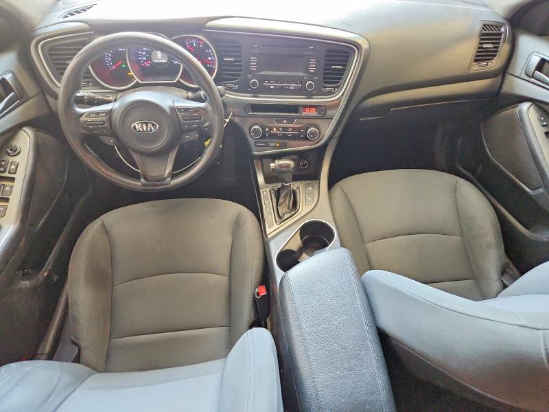2015 Kia Optima VIN KNAGM4A73F5625801 COPART salvage auction — FRONT END, On - Permit No Brand - Unfit, sold $400 on 2026-07-30 (photo 8)