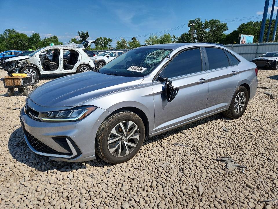 2025 Volkswagen Jetta VIN 3VW5X7BU3SM040886 — COPART salvage auction photo