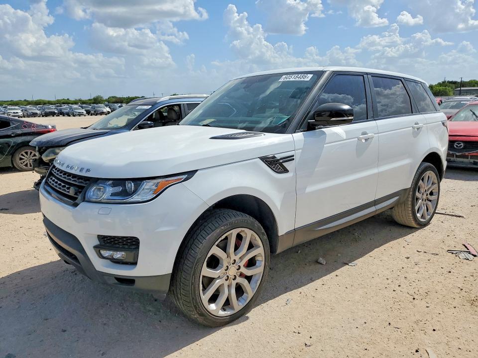 2015 Land rover Range rover sport VIN SALWR2TF7FA506304 COPART salvage auction — MINOR DENT/SCRATCHES, TX - CERTIFICATE OF TITLE (P), sold $4,550 on 2026-07-30 (photo 1)