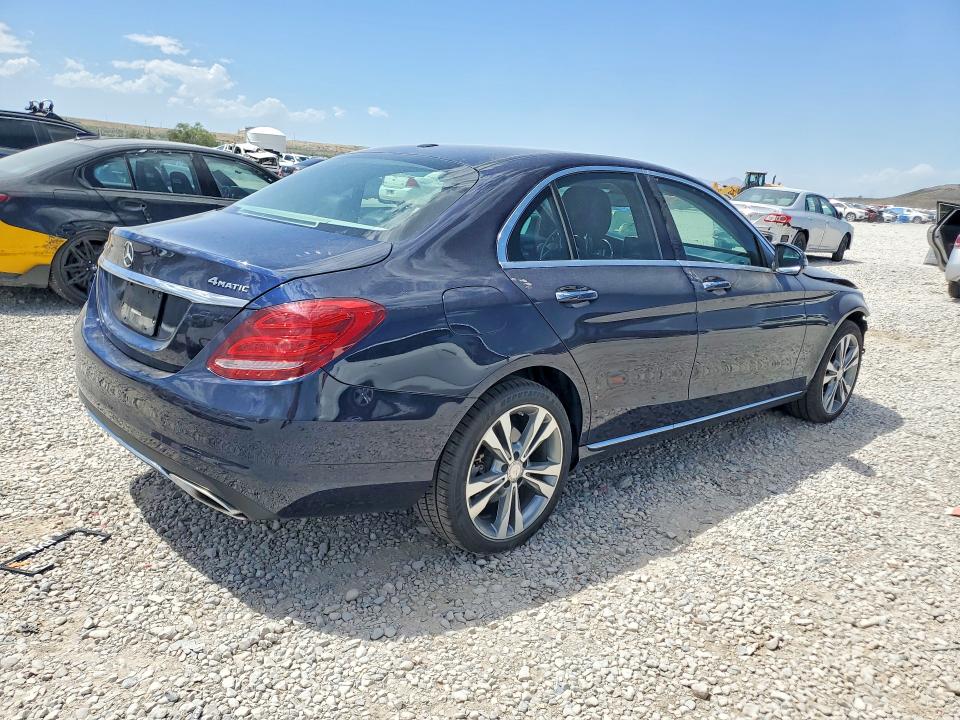 2017 Mercedes-benz C-klasse VIN 55SWF4KB4HU186913 COPART salvage auction — FRONT END, Ut - Salvage Certificate, sold $5,100 on 2026-08-28 (photo 3)