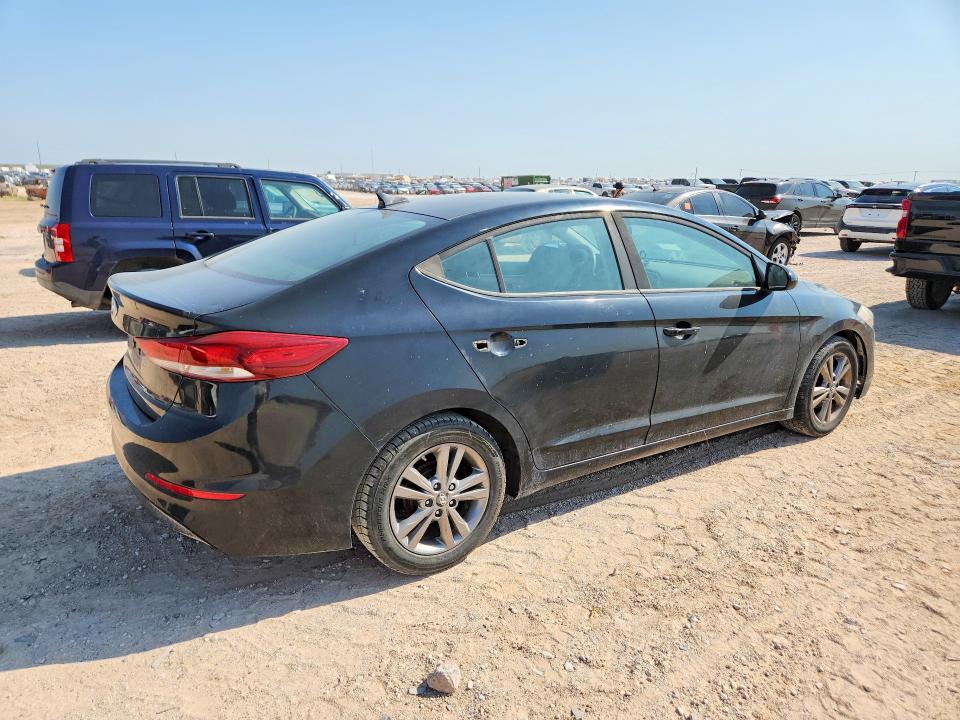 2017 Hyundai Elantra VIN KMHD84LF7HU060357 COPART salvage auction — HAIL, Nm - Certificate Of Title, sold $1,200 on 2026-07-22 (photo 3)
