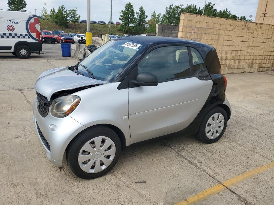 2016 Smart Fortwo VIN WMEFJ5DA3GK076996 COPART salvage auction — NORMAL WEAR, Fl - Cert Of Title-Slvg Rebld Flood, sold $3,500 on 2026-07-27 (photo 1)