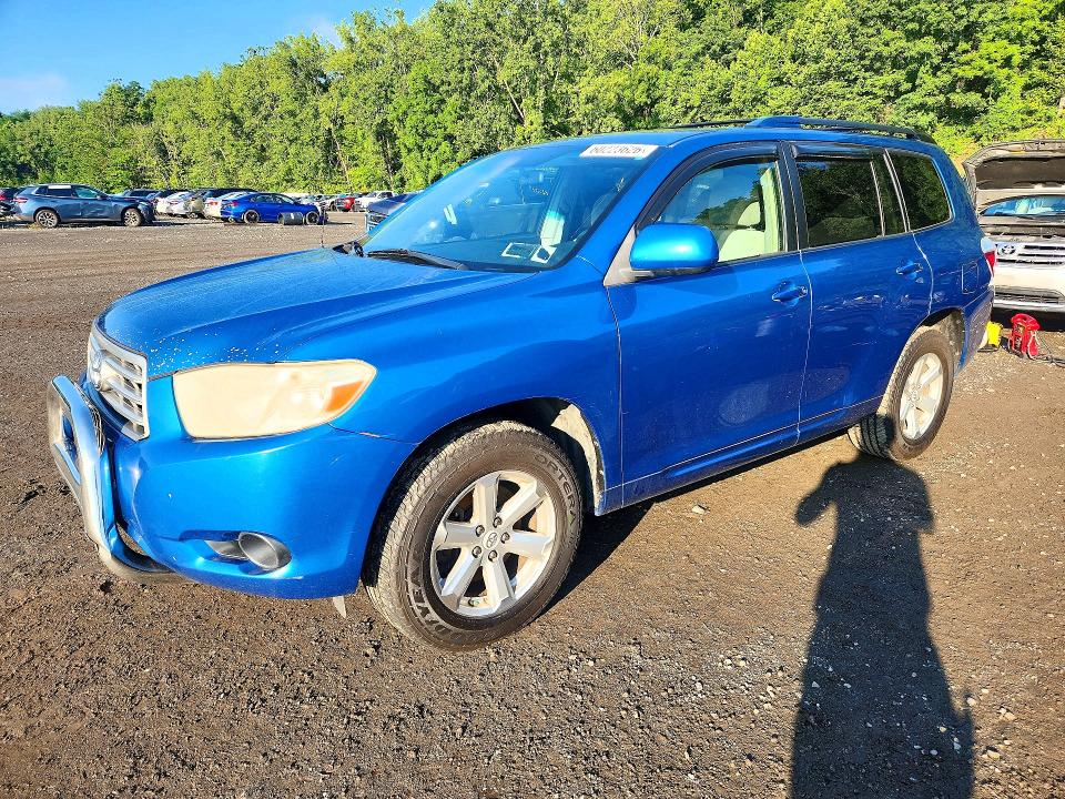 2008 Toyota Highlander VIN JTEES41A282072957 COPART salvage auction — MECHANICAL, NY - CERTIFICATE OF TITLE, sold $1,175 on 2026-07-21 (photo 1)