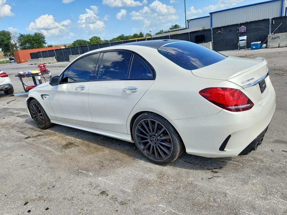 2019 Mercedes-benz C-klasse amg VIN 55SWF6EB0KU318256 COPART salvage auction — MINOR DENT/SCRATCHES, FL - CERTIFICATE OF TITLE, sold $14,300 on 2026-07-28 (photo 2)