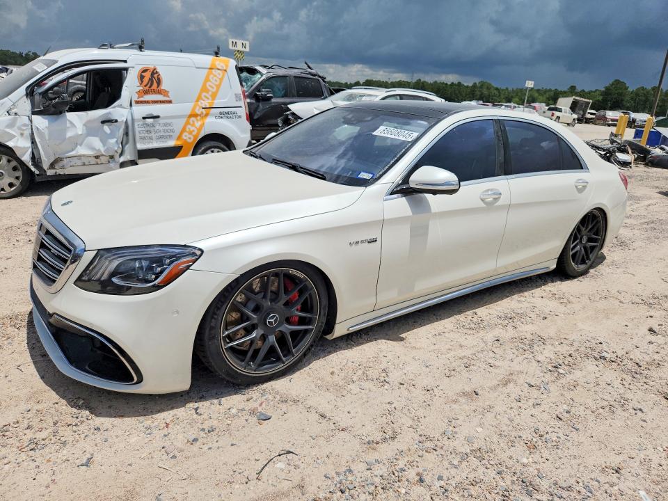 2020 Mercedes-benz S-klasse amg VIN WDDUG8JBXLA510758 COPART salvage auction — WATER/FLOOD, Tx - Salvage Title-Flood Damage, sold $30,500 on 2026-08-18 (photo 1)